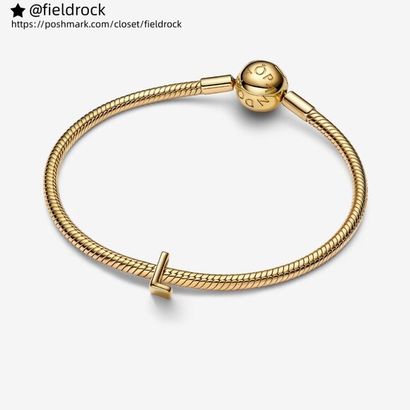 Pandora Letter L Alphabet Charm - Picture 3 of 6